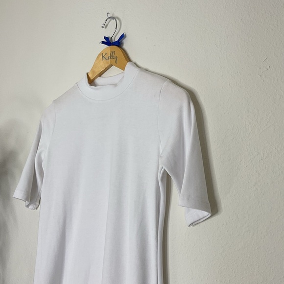 White High Neck Tshirt - Picture 2 of 4